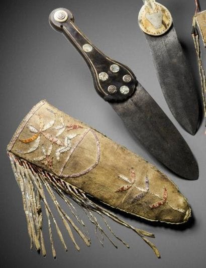 DAGUE CREE BLACKFOOT (?) Etats-Unis Fin du...