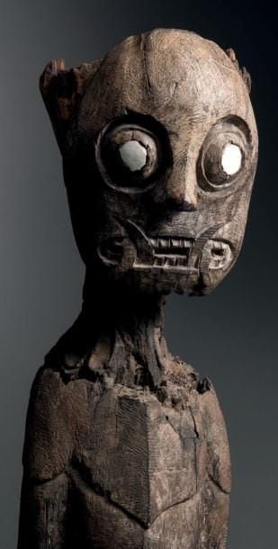 HAMPATONG DAYAK Kalimantan, Bornéo Bois dur...