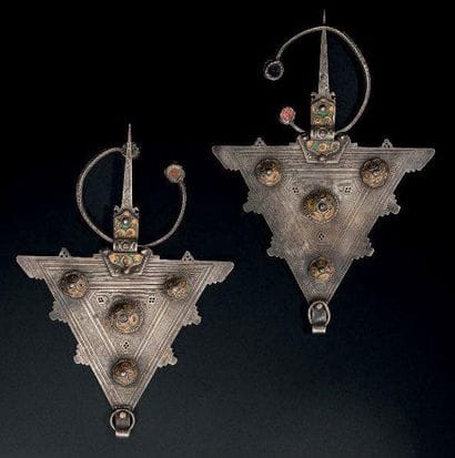 PAIRE DE FIBULES Anti Atlas Occidental et...