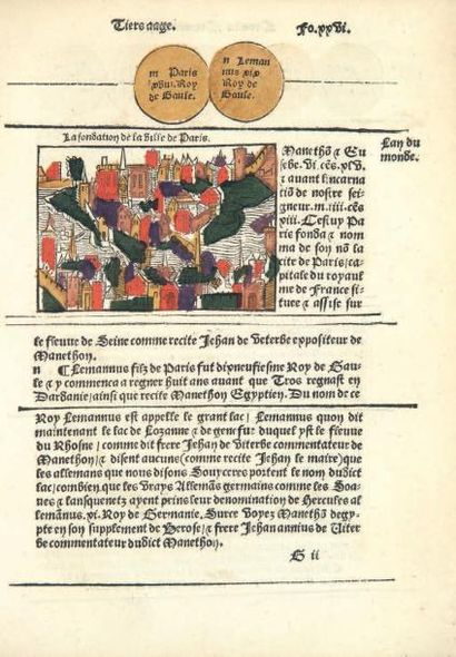 CRONICA CHRONICARUM. - (L)E registre des...