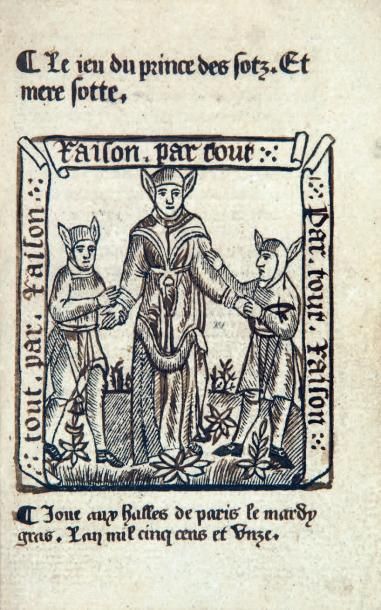[GRINGORE (Pierre)]
Le ieu du prince des...