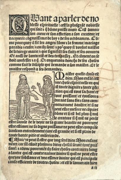 [LUCIDAIRE (Le) en francoys]. [À la fin]:...