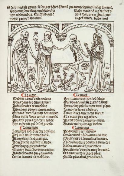 DANSE MACABRE. (I)Cy est la danse macabre...