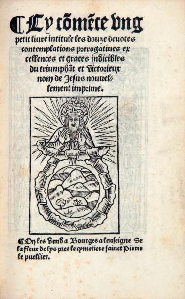 POYVREAULT (Simon)
Cy comece ung petit livre...