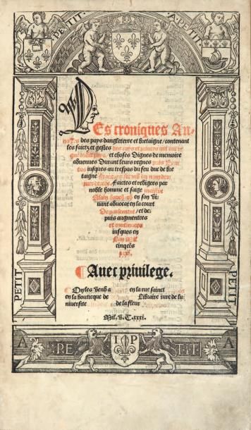 BOUCHART (Alain)
(L)Es croniques Annalles...