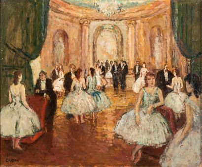 Marcel COSSON (1878-1956)

Le foyer de l'Opéra
Huile...
