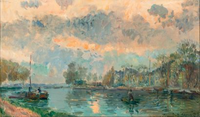 ALBERT LEBOURG (1849-1928)

Bords de Seine...