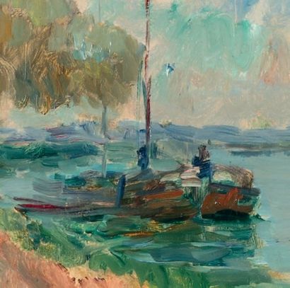 ALBERT LEBOURG (1849-1928)

Bords de Seine...