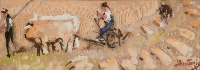 Pierre-Eugène MONTÉZIN (1874-1946)

Le labour
Pastel...
