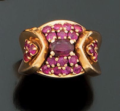 BOUCHERON, PARIS BAGUE en or jaune 18K 750...