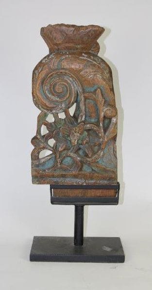 Ornement
Bois polychrome
Bali, Indonésie
50x24x6...