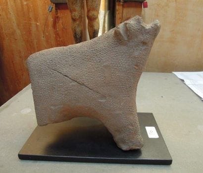 Sao, Tchad
Animal en terre cuite
H. 24 cm...