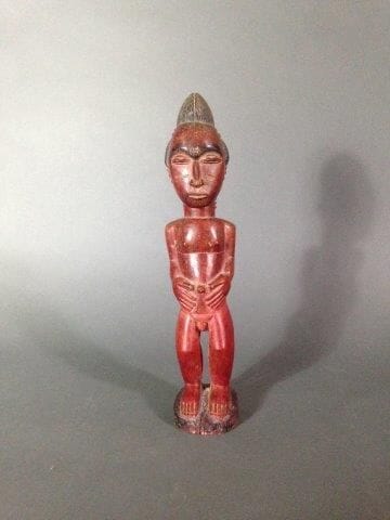 Statue Baoule, Côte d'Ivoire
Bois dur, pigments...