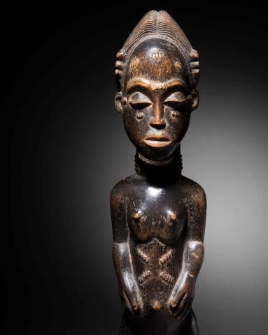 STATUE BAOULÉ BLOLO-BIAN, CÔTE D'IVOIRE Bois...