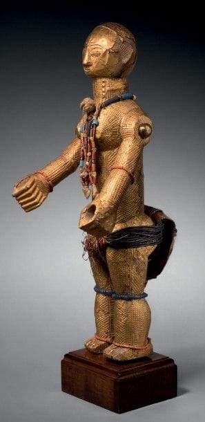 IMPORTANTE STATUE, AKYE, CÔTE D’IVOIRE
Bois...