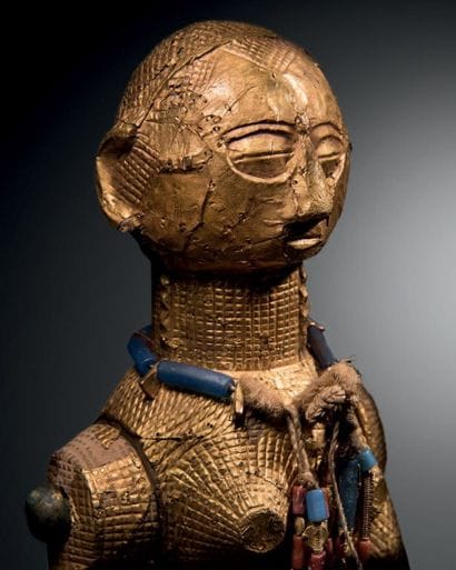 IMPORTANTE STATUE, AKYE, CÔTE D’IVOIRE
Bois...