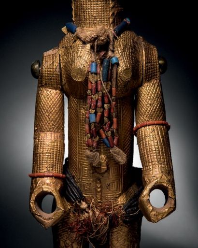 IMPORTANTE STATUE, AKYE, CÔTE D’IVOIRE
Bois...