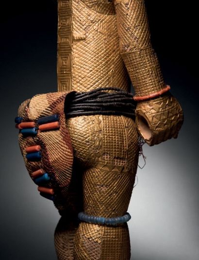 IMPORTANTE STATUE, AKYE, CÔTE D’IVOIRE
Bois...