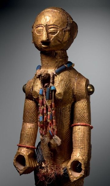 IMPORTANTE STATUE, AKYE, CÔTE D’IVOIRE
Bois...