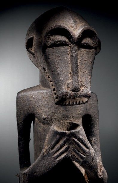 CYNOCÉPHALE PORTEUR DE COUPE, BAOULÉ, COTE...