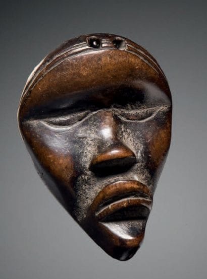 MASQUE PASSEPORT DAN, CÔTE D'IVOIRE Bois...