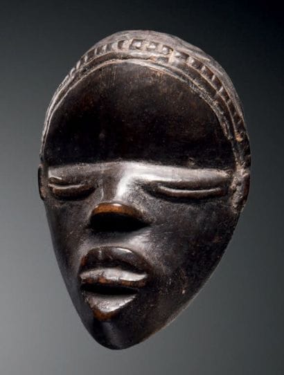 MASQUE PASSEPORT DAN, CÔTE D'IVOIRE Bois...