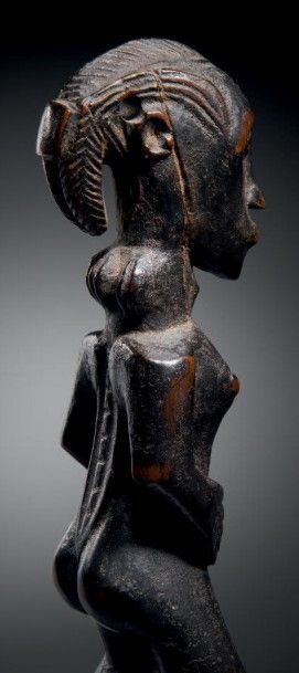 ETRIER DE POULIE GOURO, CÔTE D'IVOIRE Bois...