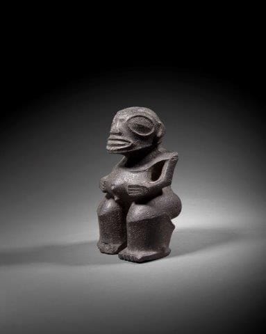 EFFIGIE TIKI KE'A, ARCHIPEL DES ILES MARQUISES...