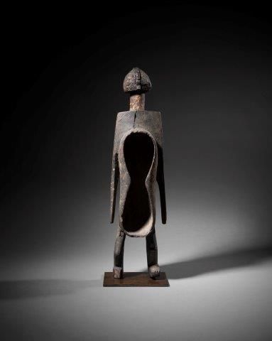 COUPE KORO, NIGERIA Bois à patine noire,...