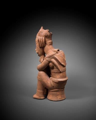 STATUE NOK, NIGERIA Terre-cuite à engobe...