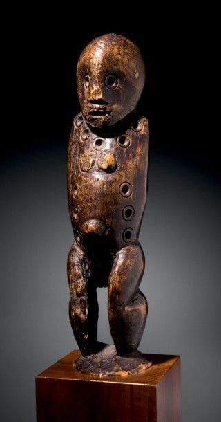 STATUETTE SANS BRAS EN IVOIRE LEGA, RÉPUBLIQUE...