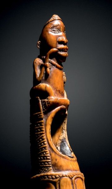 TROMPE EN IVOIRE, KONGO, RÉPUBLIQUE DÉMOCRATIQUE...