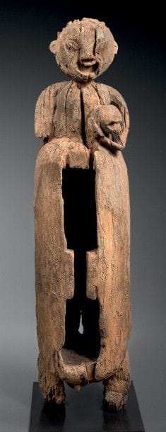 TAMBOUR À FENTE BAMILEKE/BANGWA NDUU, RÉGION...