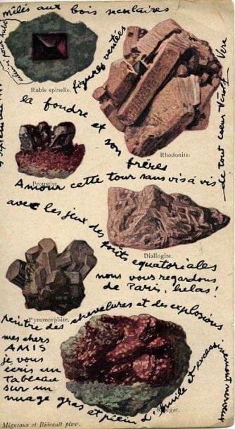 HÉROLD Jacques. CALLIGRAMME SIGNÉ A ANDRÉ...