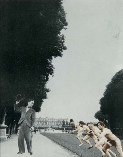 HUGNET Georges. HUIT JOURS A TREBAUMEC. COLLAGE...