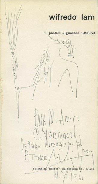[LAM Wifredo]. WIFREDO LAM. Milano, Galeria...