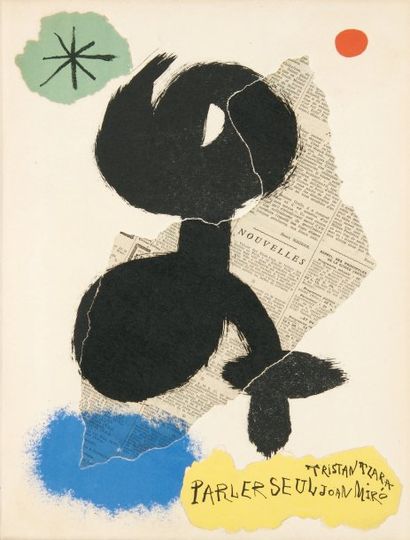 TZARATristan. MIRO Joan. PARLER SEUL. Poème....