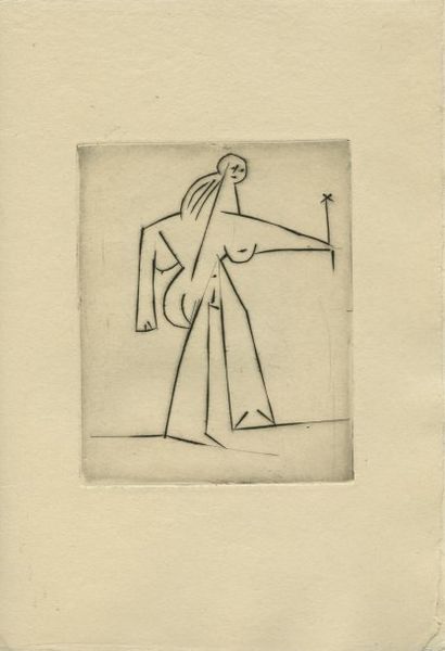 TZARATristan. PICASSO Pablo. À HAUTE FLAMME....