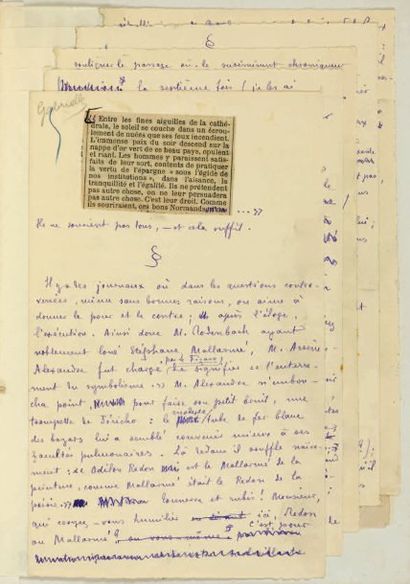 MALLARMÉ (Stéphane).
Les Poésies. Bruxelles,...