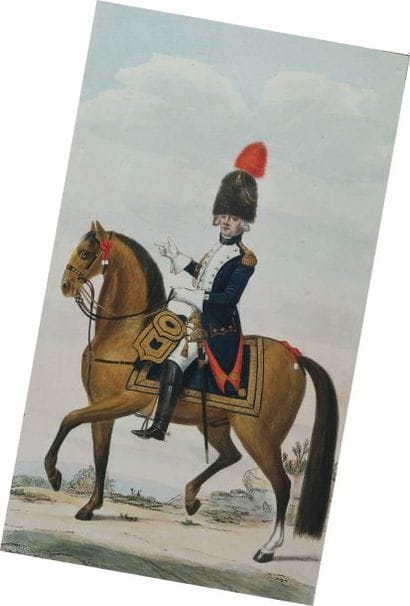 Officier des Grenadiers à Cheval de la Garde...