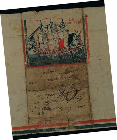 Lettre autographe signée. Lettre d'un marin...