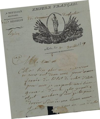 Lettre autographe signée de Guillaume Boit,...