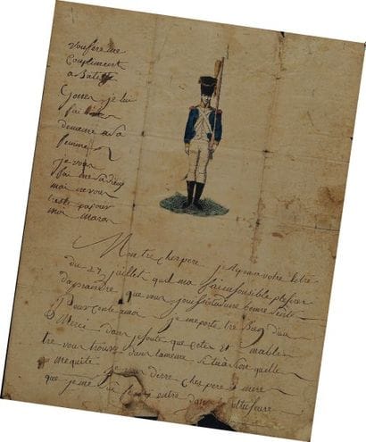Lettre autographe signée de Joseph Maran,...