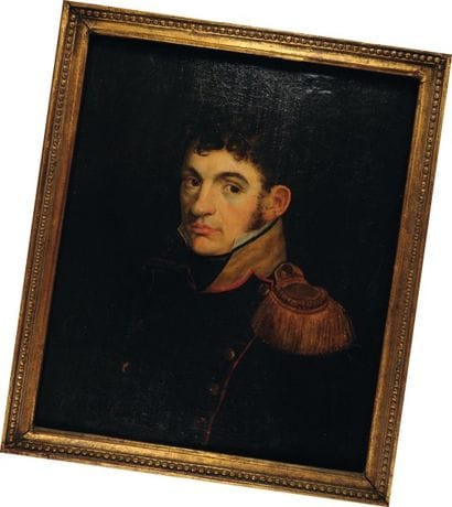 Portrait d'un Capitaine de Voltigeurs d'Infanterie,...