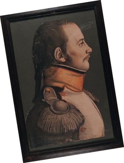 Portrait au pastel d'un Voltigeur du 76e...