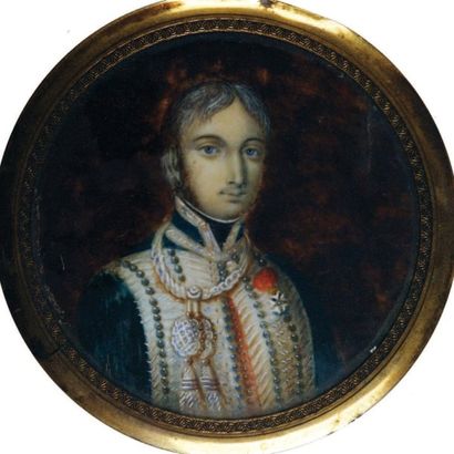 Portrait miniature du colonel Maréchal, du...
