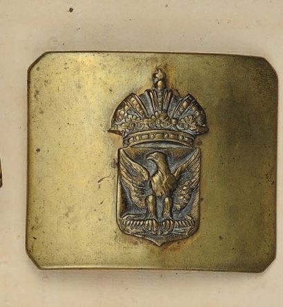 Plaque de ceinturon troupe des Dragons de...