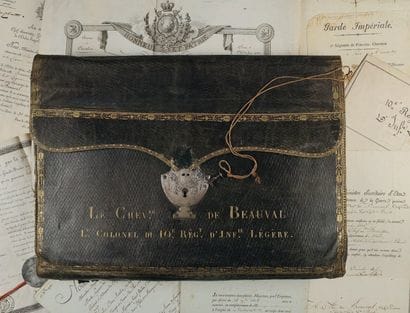 Portefeuille du Chevalier de Beauval, lieutenant-colonel...