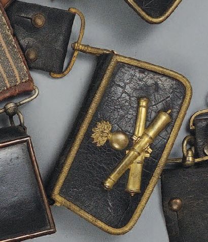 Giberne d'Officier d'Artillerie, Second Empire....