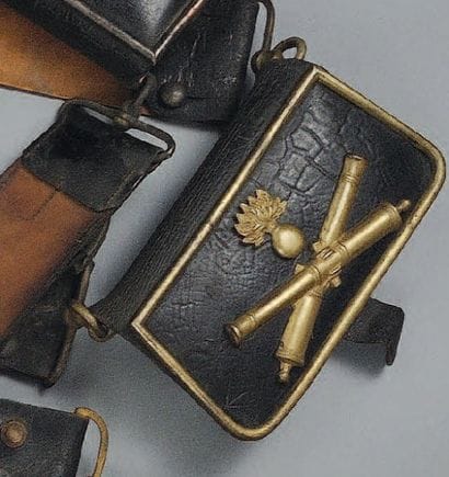Giberne d'Officier d'Artillerie, Second Empire....